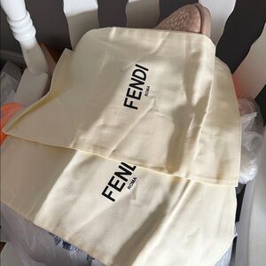 Fendi Ivory Dust Bags